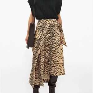Jacquemus leopard print skirt, la collectionneuse, size 38